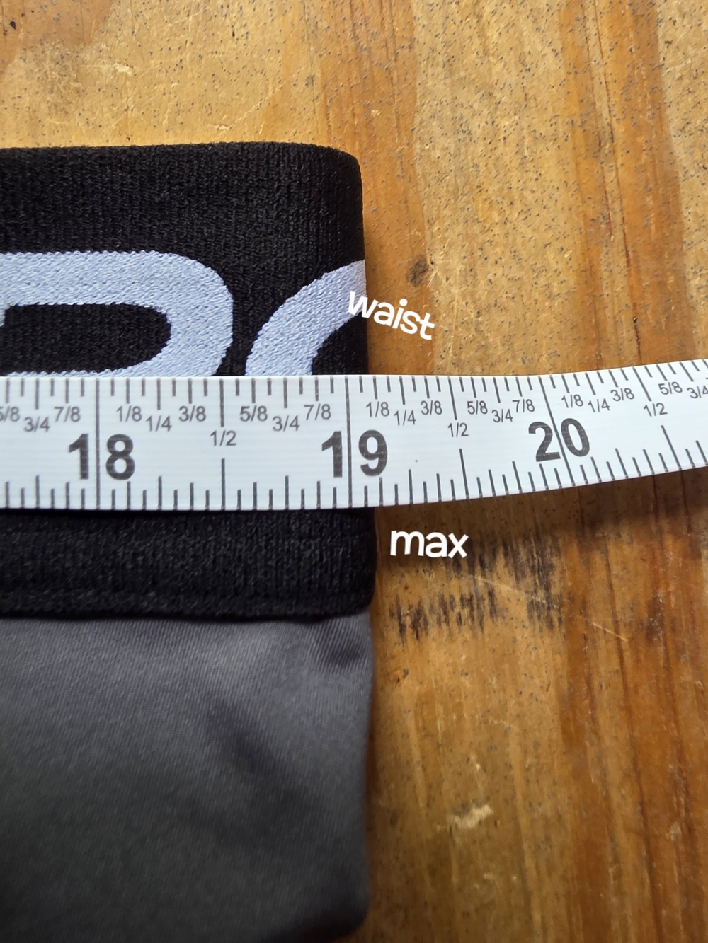 Nike Pro Women's Gray Compression Bike Shorts with Branded Waistband #SHO4 - Picture 11 of 11
